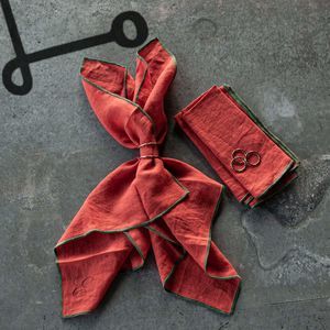 serviette de table en lin