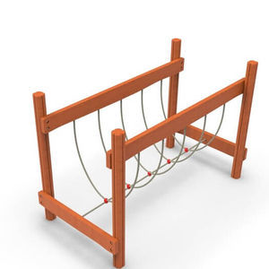 pont pour aire de jeux en bois
