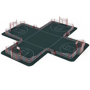 terrain multisports pour espace public