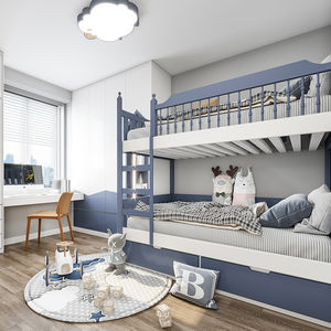 chambre d'enfant blanche