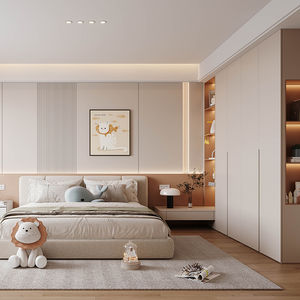 chambre d'enfant blanche