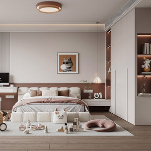 chambre d'enfant blanche