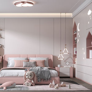 chambre d'enfant grise