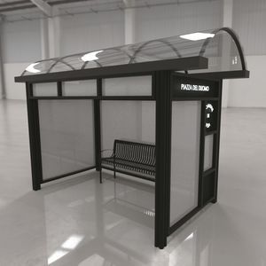 abribus en polycarbonate