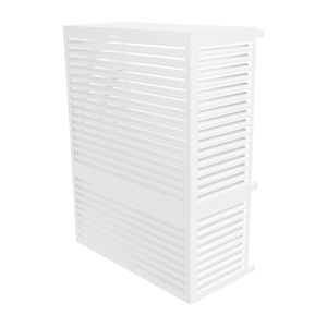 cache climatiseur en aluminium