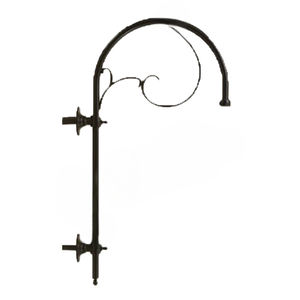 console pour lampadaire urbain en fer galvanisé