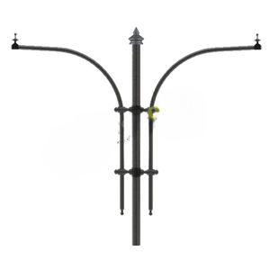 console pour lampadaire urbain en fer galvanisé 1