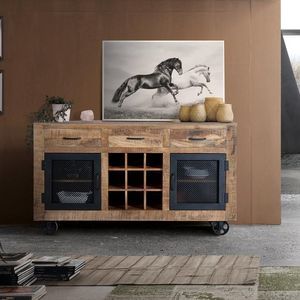buffet de style industriel