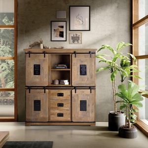 vaisselier de style industriel