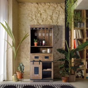 porte-bouteille en bois