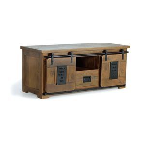 meuble TV de style industriel