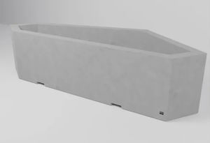 jardinière en béton