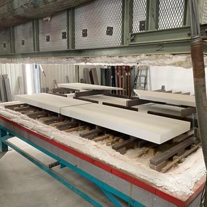 plateau de table de lave émaillée