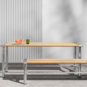 ensemble table et bancs design 1