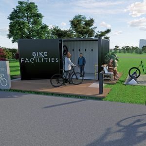 abri vélo à conteneur 1
