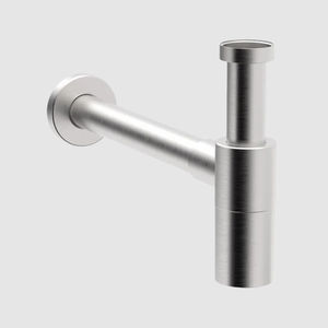 siphon de lavabo en inox