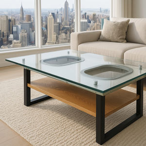 table basse en pièces d'avion 1