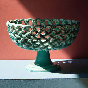 corbeille à fruits en céramique émaillée 1