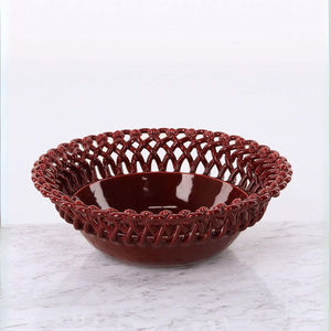 panier de rangement en céramique émaillée