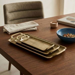 plateau de service en laiton