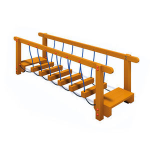 pont pour aire de jeux en bois 1