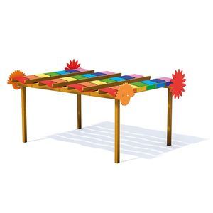 abri multifonction pour aire de jeux