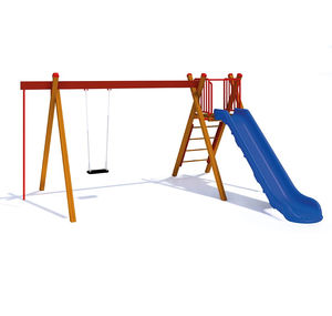 balançoire en bois