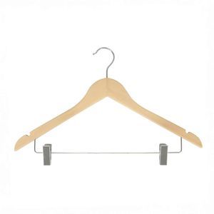 cintre en bois verni mat