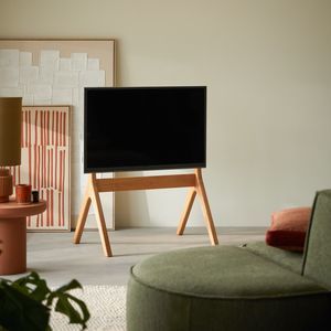 support TV sur pied contemporain