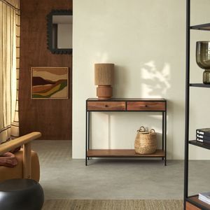 table d'appoint de style industriel