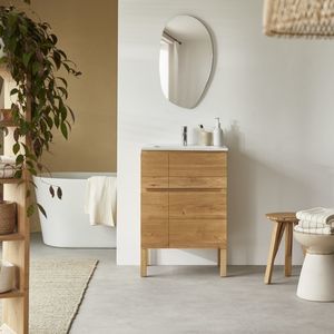 meuble avec lavabo pour toilette