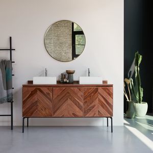 meuble sous vasque double