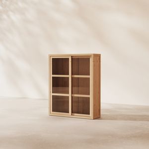 vitrine armoire contemporaine