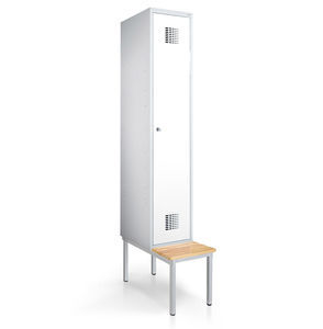 casier vestiaire en acier à revêtement par poudre