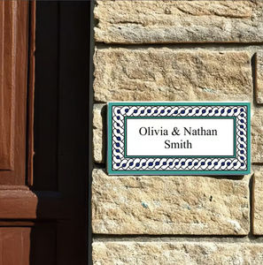 plaque signalétique murale