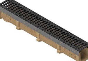 caniveau de drainage à grille