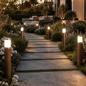 borne d'éclairage de jardin