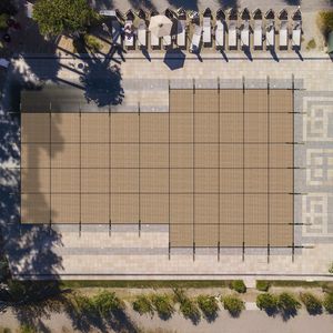 couverture de piscine à oeillets 1