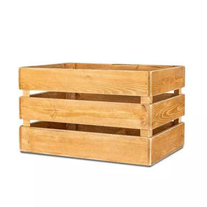 boîte de rangement en bois massif
