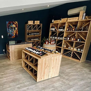 présentoir à bouteilles