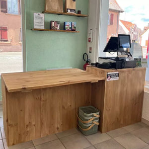 comptoir en bois massif