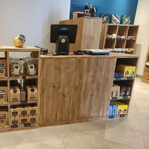 comptoir en bois massif