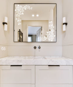 panneau en verre miroir