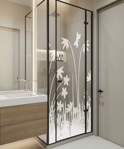 panneau en verre à motif