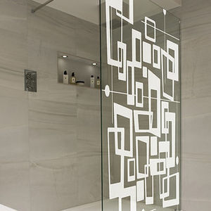 film décoratif de douche 1