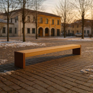 banc public design minimaliste