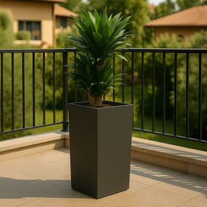 jardinière en acier à revêtement par poudre