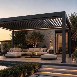 pergola à lames brise soleil