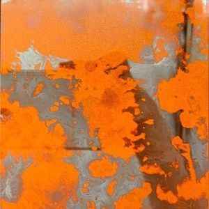 panneau décoratif. en verre