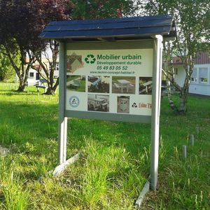 panneau d'information d'extérieur